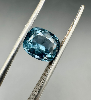 1.68 carats Unheated Untreated Certified Cushion Cut Blue (Cobalt) Burma Spinel