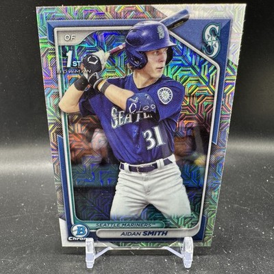 AIDAN SMITH 1st Mojo Refractor 2024 Bowman Chrome #BCP-45 Seattle Mariners