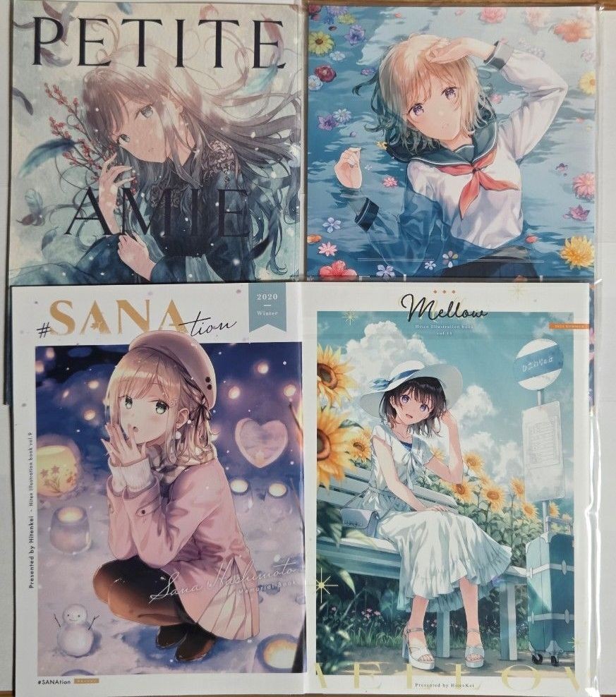 Doujinshi Hiten Illustration Book Set 7 8 9 18 Artist JAPAN A4 | eBay