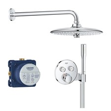 Grohe Grohtherm 2 way Smart Control Perfect Shower Round Set & Euphoria 260 Head
