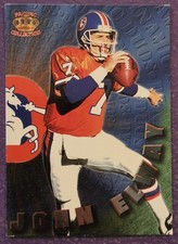1996 Pacific Dynagon FB #DD-18 John Elway Dynamic Duos! Denver Broncos! HOF!