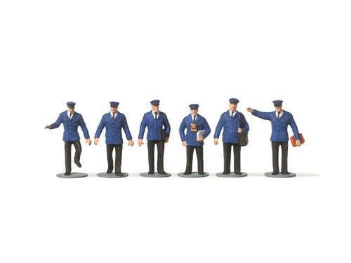 Juego de figuras de personal ferroviario Merten 212529 (6) escala HO NUEVO EN PAQUETE | Zustand: New