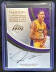 2016-17 Immaculate Jordan Clarkson Celebration Signatures Auto Autograph #/99