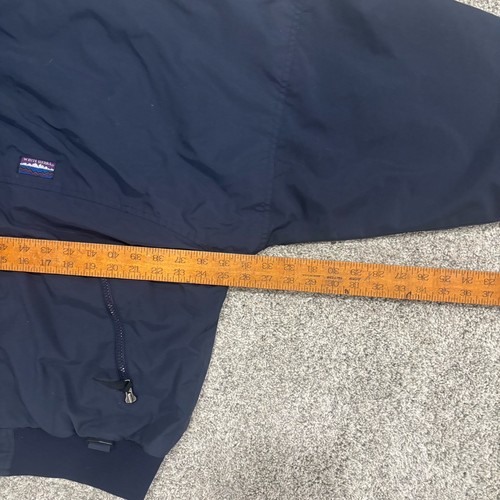 Chaqueta Bomber Patagonia Para Hombre Forrada de Vellón Azul Nylon Cremallera Talla XL Blanca Sierra - Imagen 6 de 9