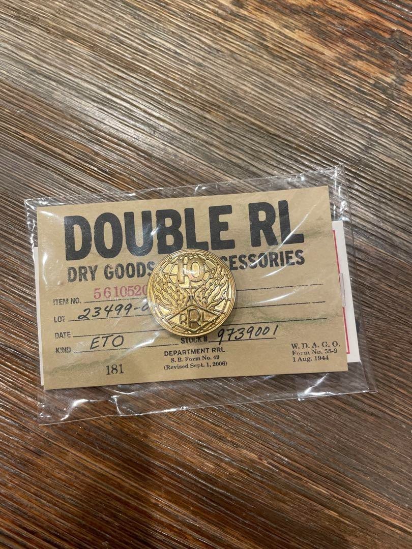 RRL DOUBLE RL Omotesando 10th Anniversary Limited Pin Badge RARE
