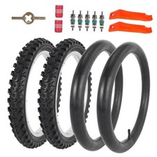 16X2.125 Kids Bike Tire/E-Bike Solid Tire, Type-TT/Solid-1/2 TIRE TUBE 2 PACK