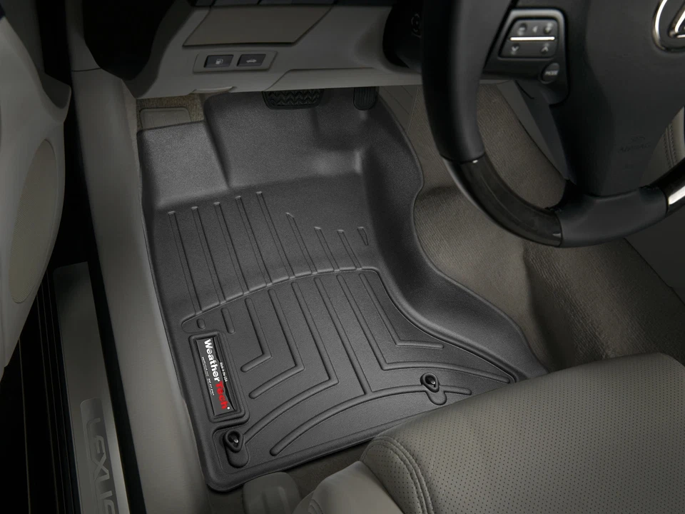 WeatherTech FloorLiner 适用于 2007 - 2011 雷克萨斯 GS 350 / GS 460 - 第一排,黑色 — 第 2/4 张图片