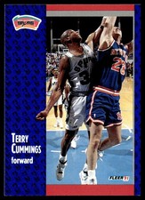 1991-92 Fleer Terry Cummings San Antonio Spurs #184