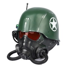 Xcoser Fallout NCR Elite Riot Gear Helmet Cosplay Props LED Light Resin Replicas