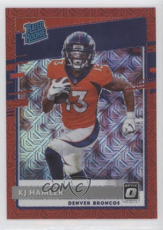 2020 Panini Donruss Optic Rated Rookies Red Mojo Prizm KJ Hamler #170 0i1l