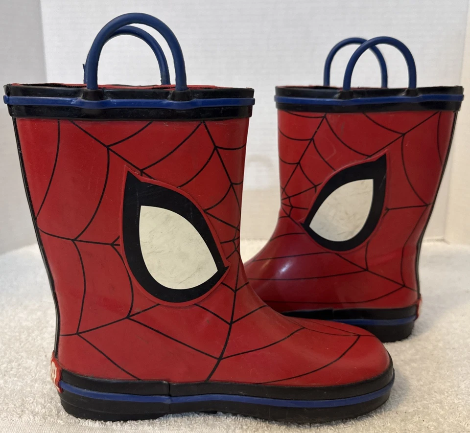 Marvel Spider-Man Kids Size 11-12 Lined Rain Boots  - Image 4 of 4