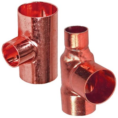 T-Stück reduziert 12 - 42mm Lötfitting T Stück Löt Fitting 5130R Kupfer Viega