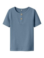 Name It Nmmkab Ss Top Noos, Damen T-Shirt, Kurzarm, Baumwolle, Schwarz