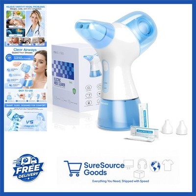 Dual Powered Nasal Irrigation System with Rechargeable Battery & 30 Salt Packets