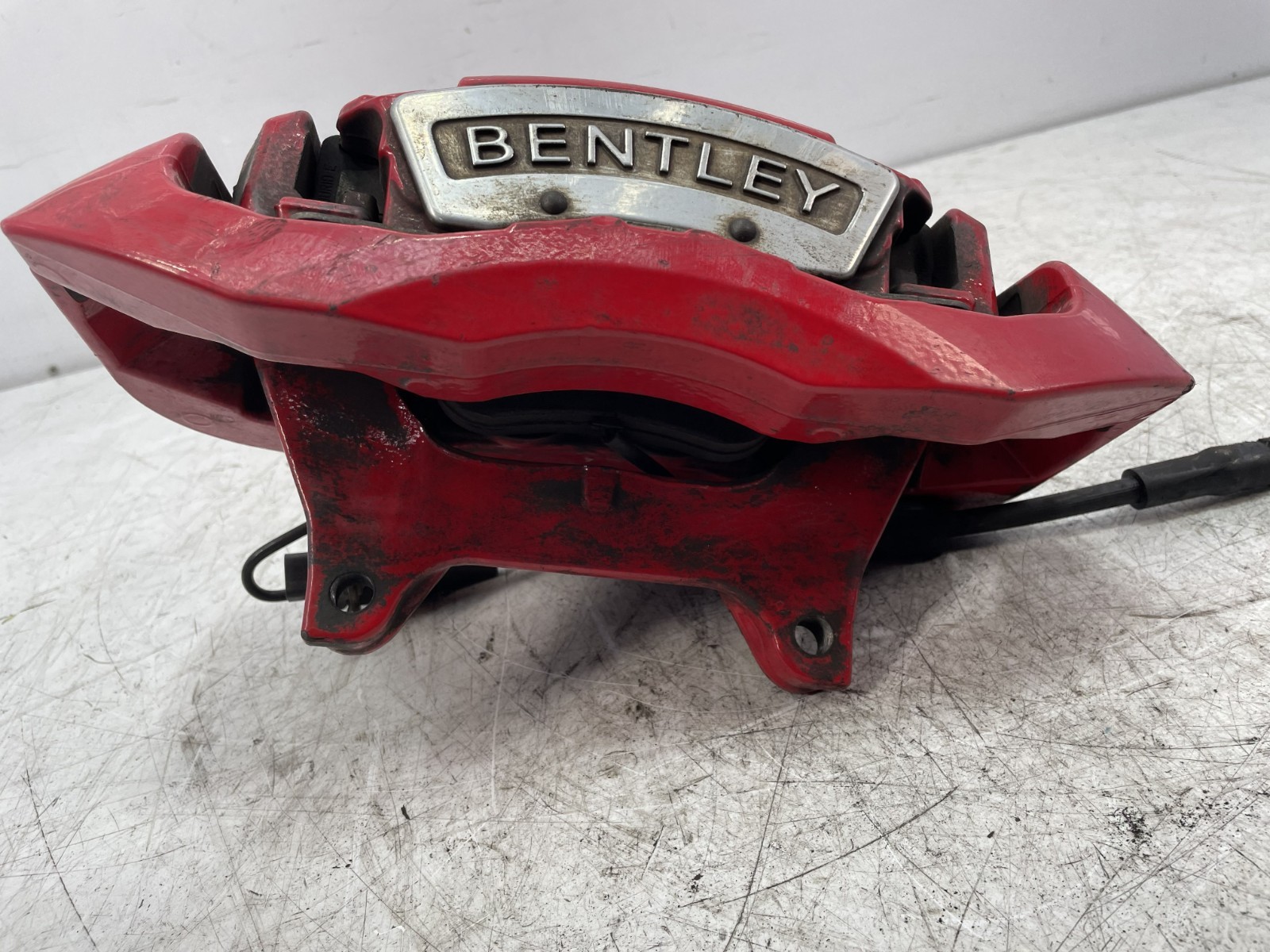 ✅ 12-18 OEM Bentley Continental GT Front Left Driver Side Brake Caliper Red