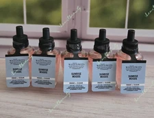 bath and body works sunrise woods wallflowers home fragrance refill x5