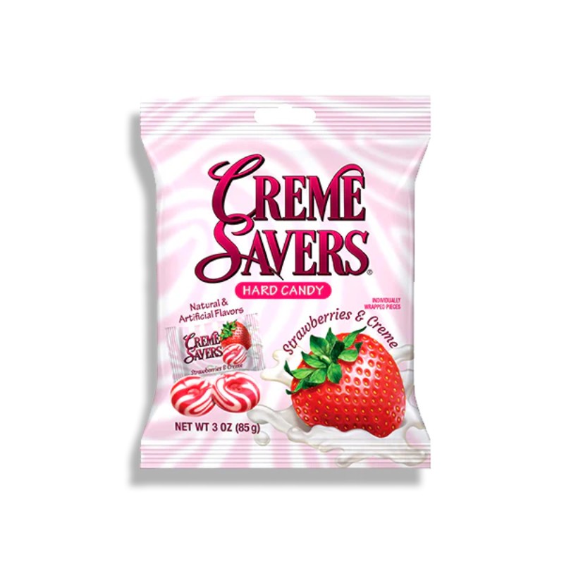 12x Creme Savers Strawberries - Creme Hard Candy Bulk Snack Treats New Lot 3oz 8190₽