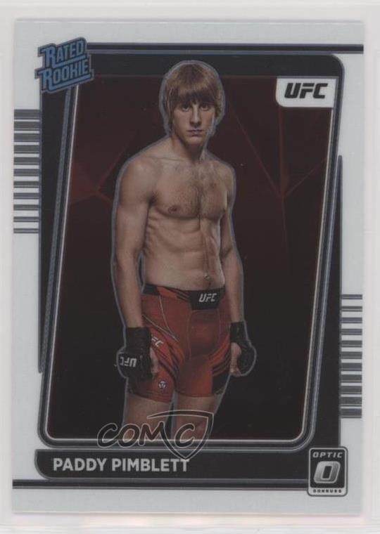 2022 Panini Donruss Optic UFC Rated Rookie Paddy Pimblett #103 Rookie RC 12g7