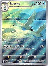 swanna full art pokemon card - 047/196 - Lost Origin If you do Pokemon TCG - SV6 -