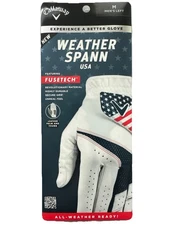 USA Sport Activity Golf Glove FUSETECH Synthetic Leather Men’s Left Size Medium