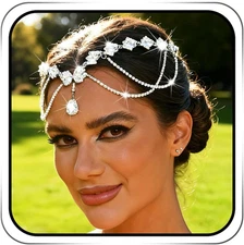 Silver Rhinestone Princess Tiaras and Crowns Wedding Crystal Crown with Combs Je