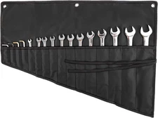 Wrench Organizer,Tool Roll Pouch – 16-Pocket Waterproof Oxford Cloth Wrench Roll