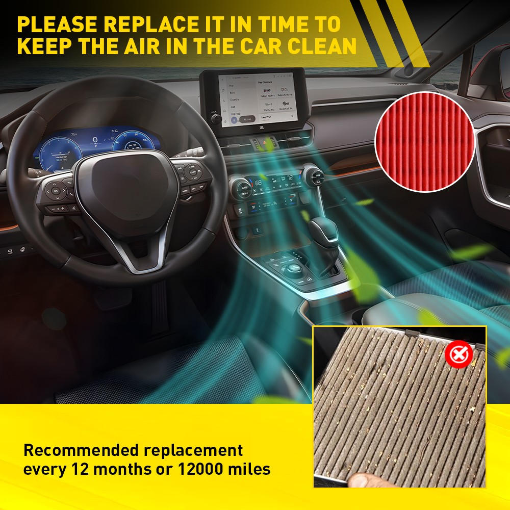 Combo Engine & Cabin Air Filter Set For Toyota Camry, Rav4, Avalon, Lexus ES350 – 2018-2023
