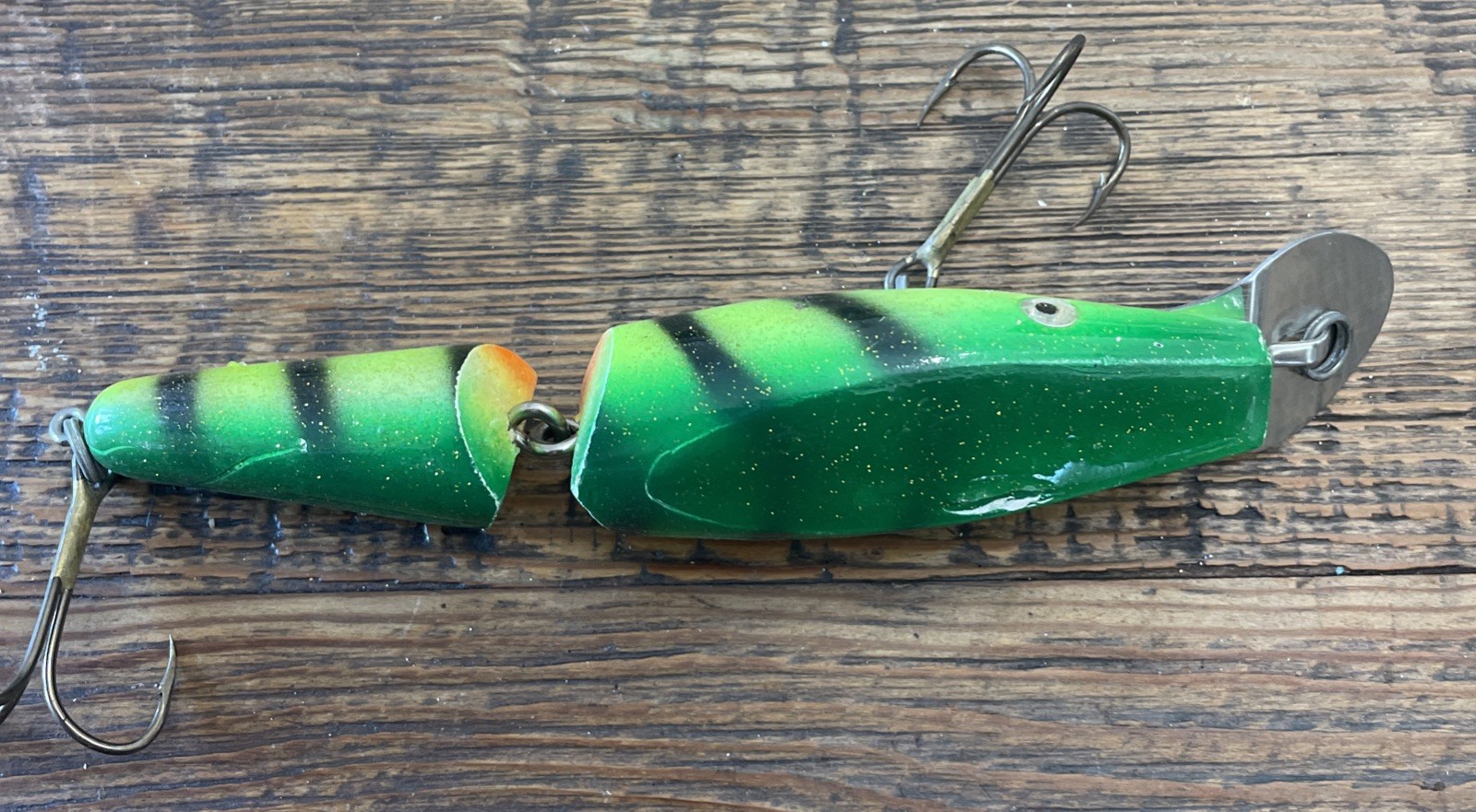 Lot of 4 Muskie Pike Lures (ThunderStick, Swimmin Pig, Pig, Custom imitation Pig - Image 12