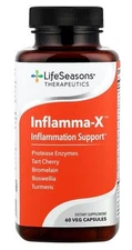 LIFE SEASONS INFLAMMA-X. INFLAMMATION SUPPORT. EXP 6/2027