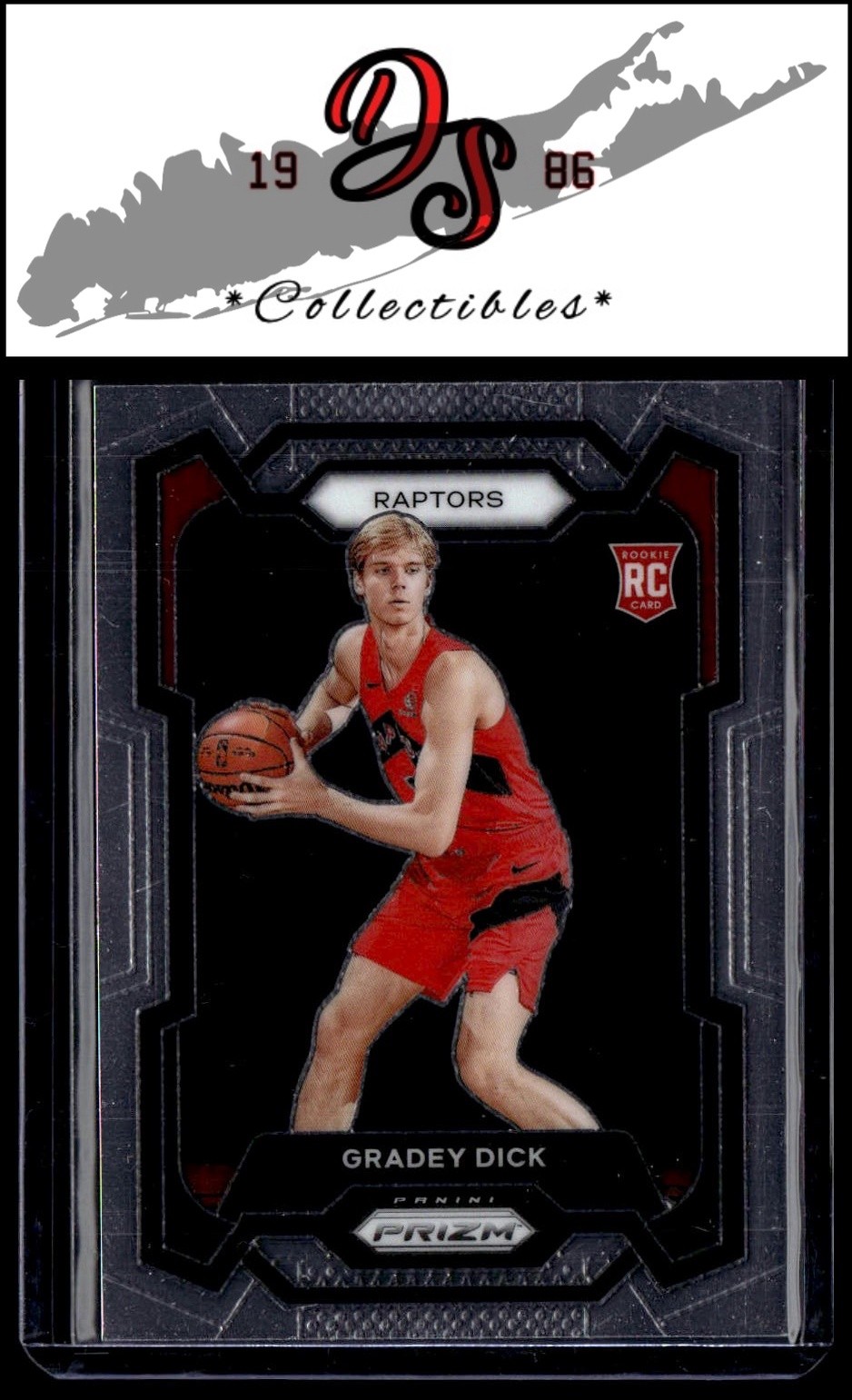 2023-24 Panini Prizm #134 Gradey Dick Toronto Raptors RC