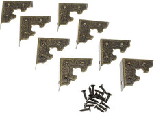 Vintage Corner Protectors 24 Pcs Antique Bronze Triangle Metal Edge Guards