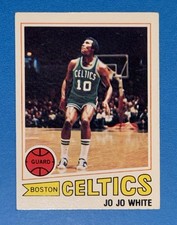 1977-78 Topps Jo Jo White #35 Boston Celtics White Backs Set Break