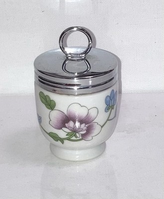 Royal Worcester Small Floral Porcelain Egg Coddler