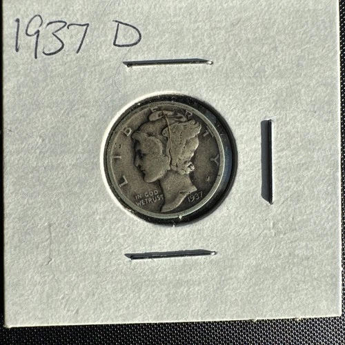 1937 d mercury dime