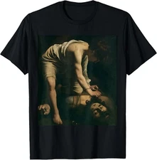 David and Goliath by Caravaggio T-Shirt