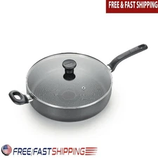 Nonstick Jumbo Cooker 5Qt Easy Care Thermo-Spot Dishwasher Safe Even Heat Base