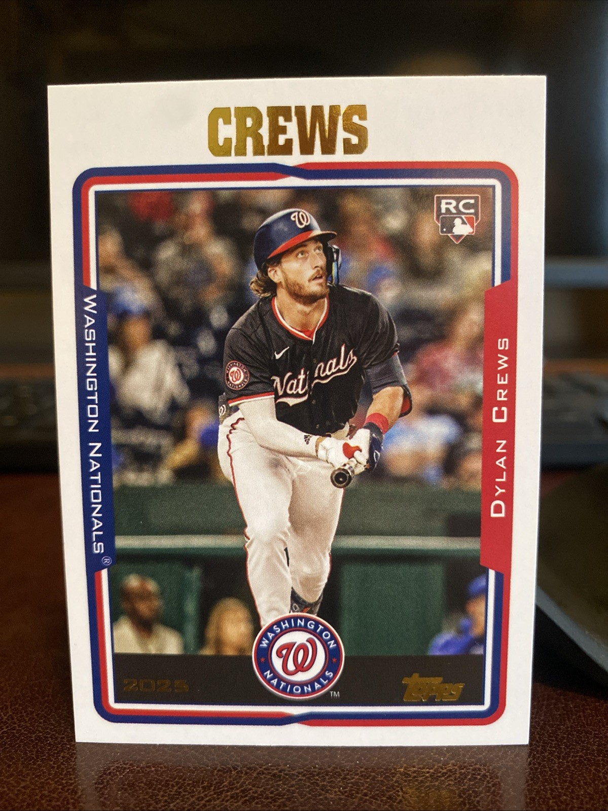 Dylan Crews RC Nationals 2025 Topps Archives Rookie #300 Baseball