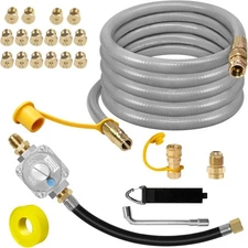 10FT Propane to Natural Gas Conversion Kit Compatible with Weber Genesis, Gen...