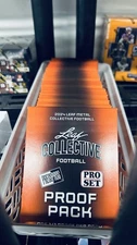 2024 Leaf Collective Pro Set Football Sealed Proof Pack One #’d 1/1 Card Per Pk