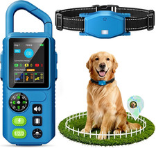 Wireless Dog Fence, 5-In-1 Electric Fence for Dogs | Training Collar, Wireless L