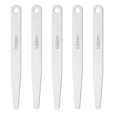 5pcs Metric Thickness Feeler Gauge 0.9mm Single Blade Oval Feeler Gauges