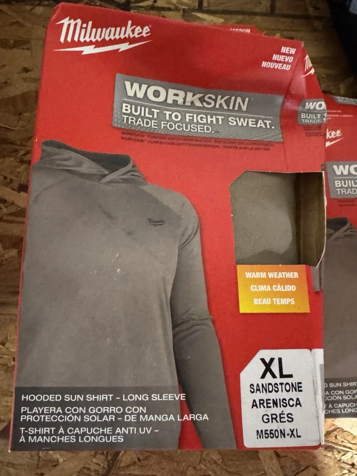 Milwaukee Men’s Hooded Performance Shirt Size XL M550n-xl