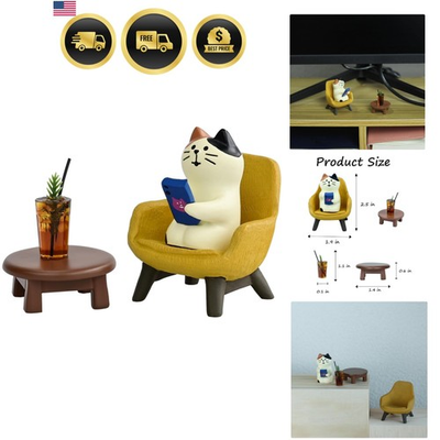 #ad Cat Figurine Set Mini Cat Toys Home Office Decor Cat Lover Gift $28.52