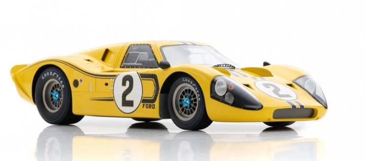 SPARK, FORD GT40 Mk IV #2 4° 24H Le Mans 1967 B.MCLAREN-M.DONOHUE, 1/18, SPA... - Immagine 3 di 4