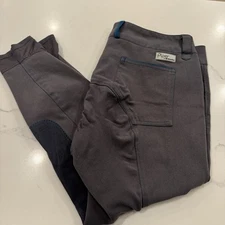 Piper Smartpak Gray Riding Pants Sz 38R  equestrian horse Riding