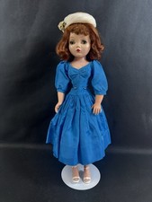 Vintage 1950's Madame Alexander CISSY Doll~Excellent Dress, Hat and Shoes