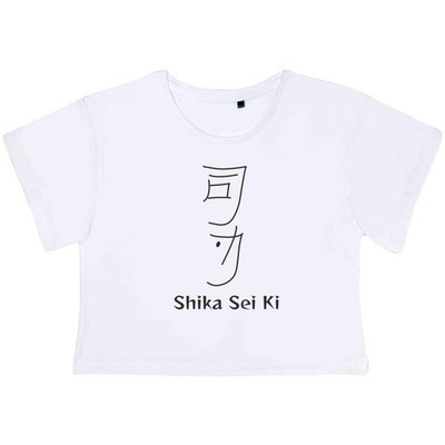 'Shika Sei Ki' Women's Cotton Crop Tops (CO064051)
