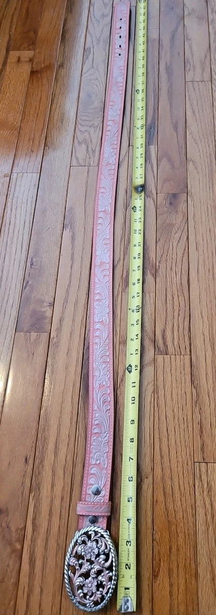 Unbranded Leather Pink Belts for Women for sale | eBay display picture 3