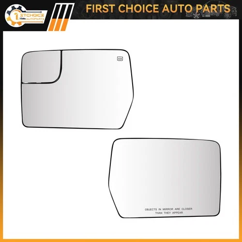 Left,Right Mirror Glass Heated For 2011 2012-2014 Ford F-150 Wholesale