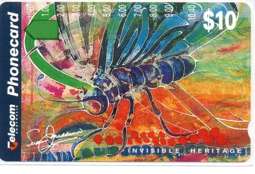 Telecom $10 Mint Limited Edition 1995 Phonecard-Invisible Heritage-Rare